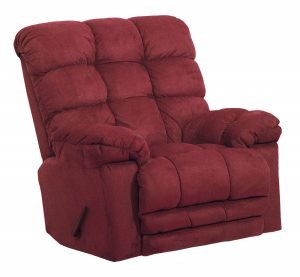 Large Heat Massage Rocker Recliner Extra Wide