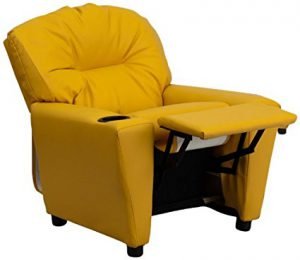 Petite Sized Reclining Chair For Children With Cup Holder