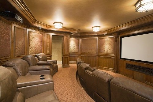 Small Theater Room With Recliners